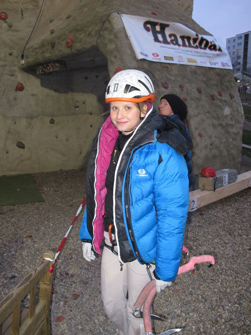 Drytooling cup, Gutovka - Lucie Hrozová