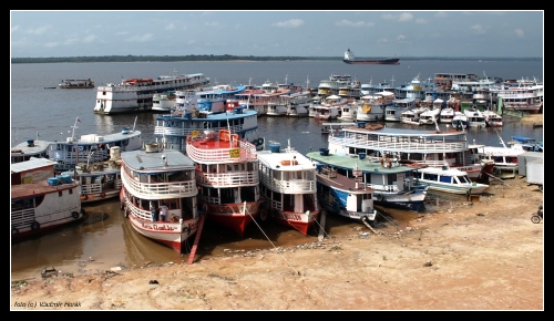Město Manaus, řeka Rio Negro
