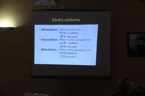 Paradoxní výsledky – Vysokohorská nemoc – krátký výzkum