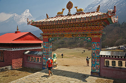 Cestou do Pangboche, Ama Dablam v pozadí