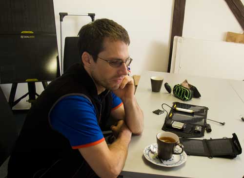 David na kafíčku u outdoorových evangelistů