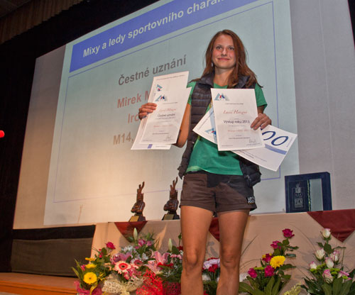 Lucka Hrozová s Výstupem roku a Českýn uznánímj za Ironmana a Supermana