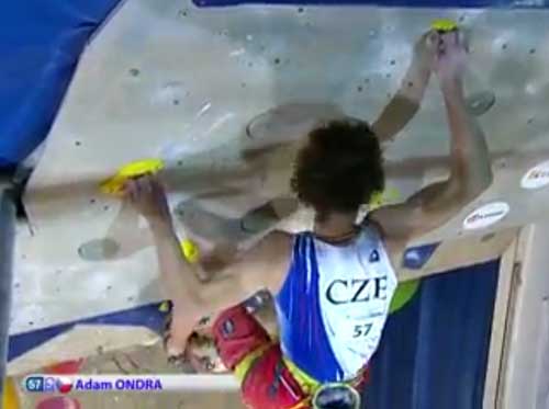 Adam Ondra ve finále