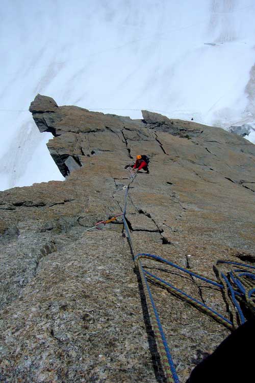 Contamine na Pointe Lachenal, Chamonix