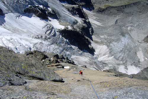 Pilier Cordier na Grand Charmoz, Chamonix