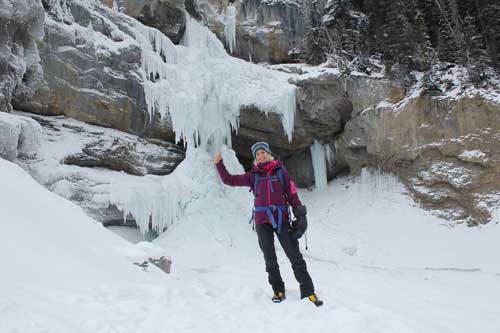 Angelika před Simplex Cave