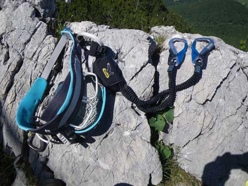 Klettersteig Katrin - Ferratový set Salewa VIA FERRATA ERGO TEX