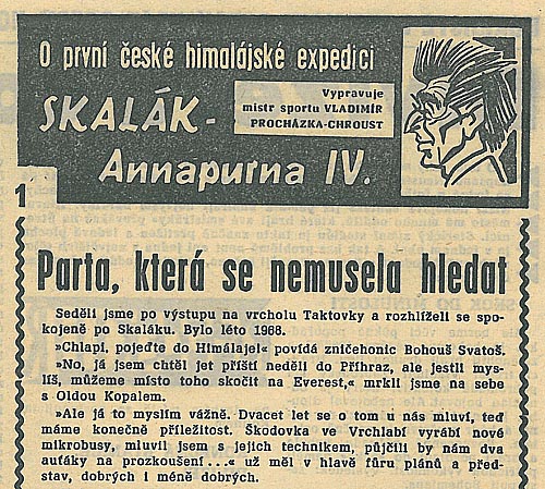 Ze Skaláku na Annapúrnu IV, seriál
