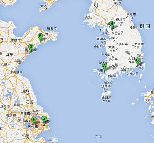 Wuijang - mapa