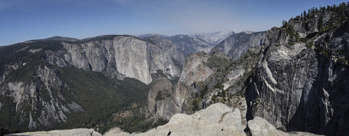 El Capitan z Glacier Pointu