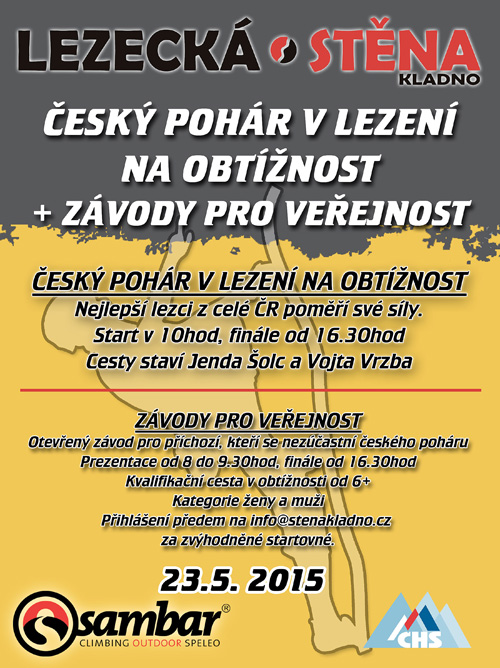 Pozvánka na 3. kolo ČP v obtížnosti