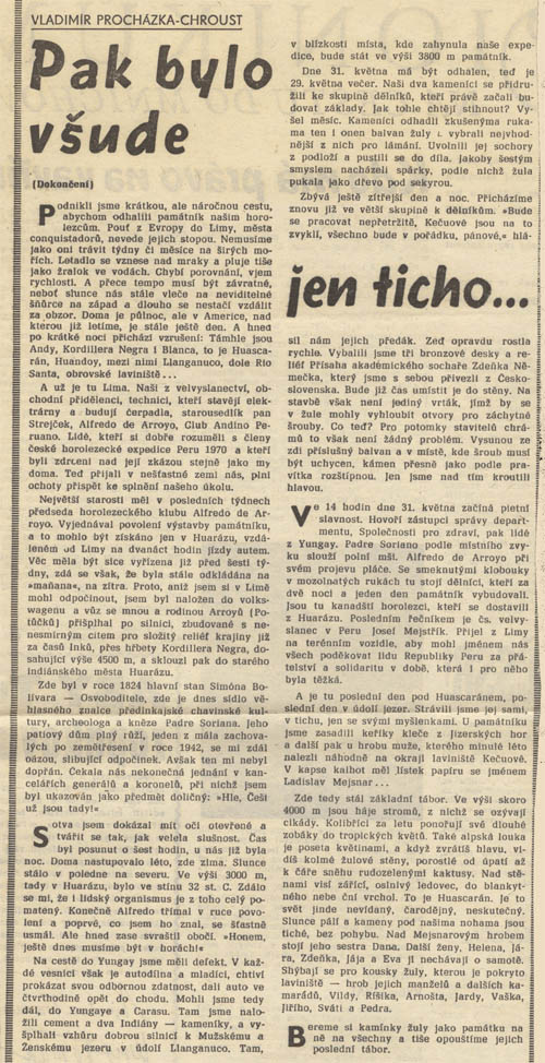 ČS sport 18. 8. 1972
