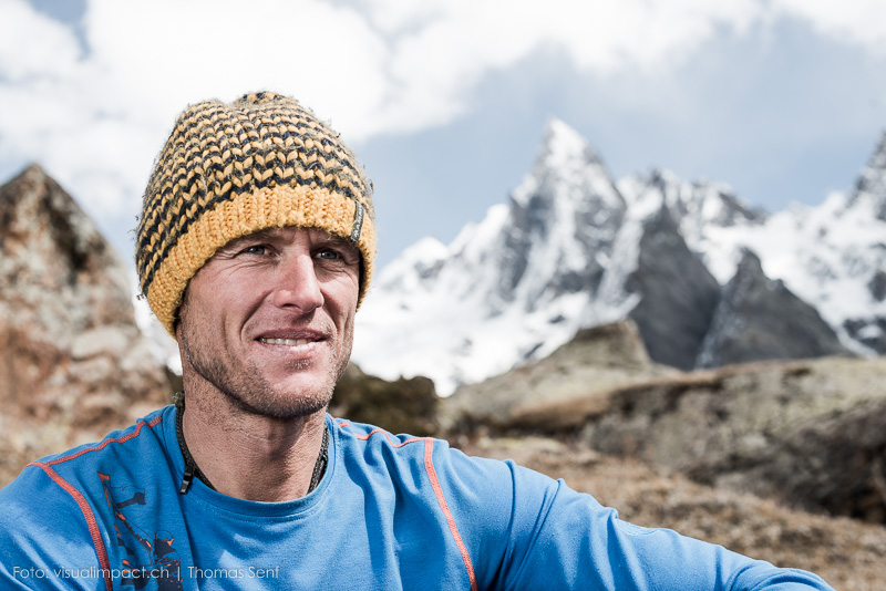 Expedition - Stephan Siegrist im Basislager. Im Hitergrund der - inzwischen tief verschneite - Tupendeo.