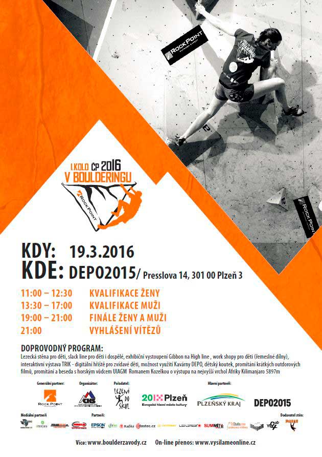 Rock Point Český pohár v bulderingu Plzeň