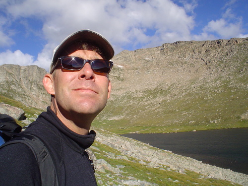 Allen jako zpupný regista, Mount Evans, Colorado 2007
