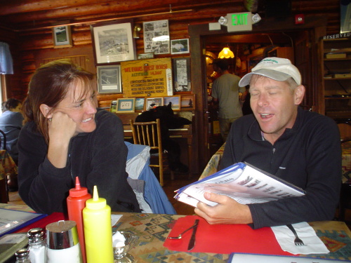 Julie a Allen, Mount Evans, Colorado 2007