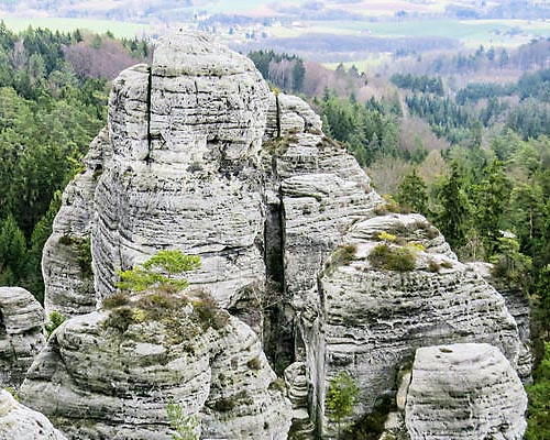 Sfinga z vyhlídky