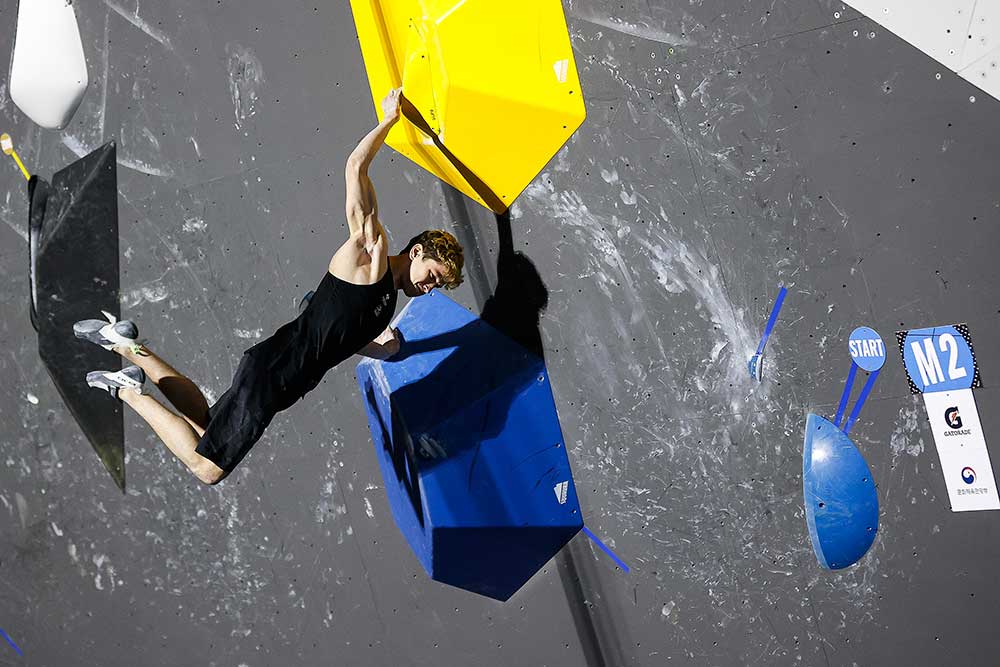 IFSC Seoul Climbing World Cup 2023 - Seoul (KOR), 30 April: Mejdi Schalck
