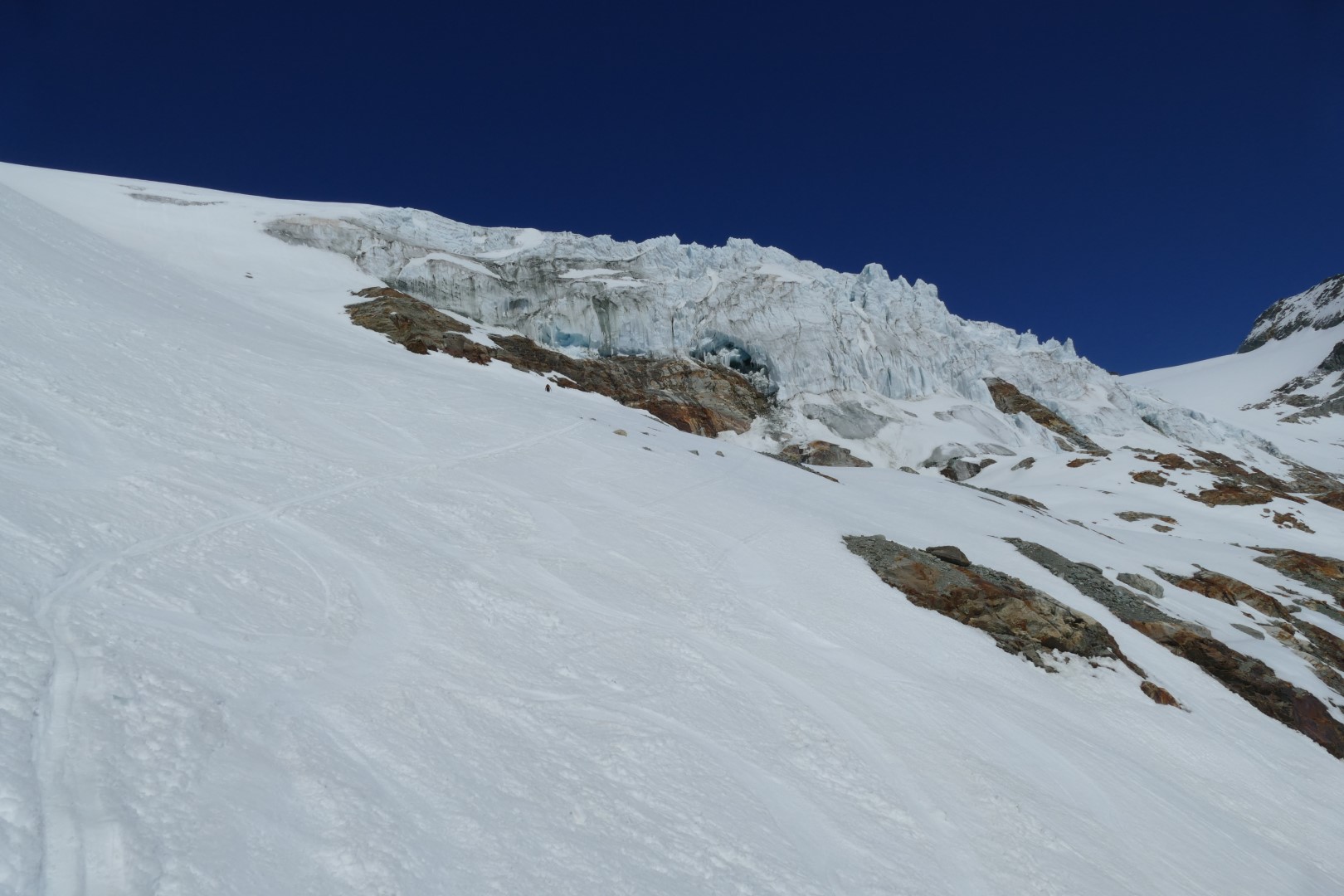 Ledopád Hohlwänggletscher